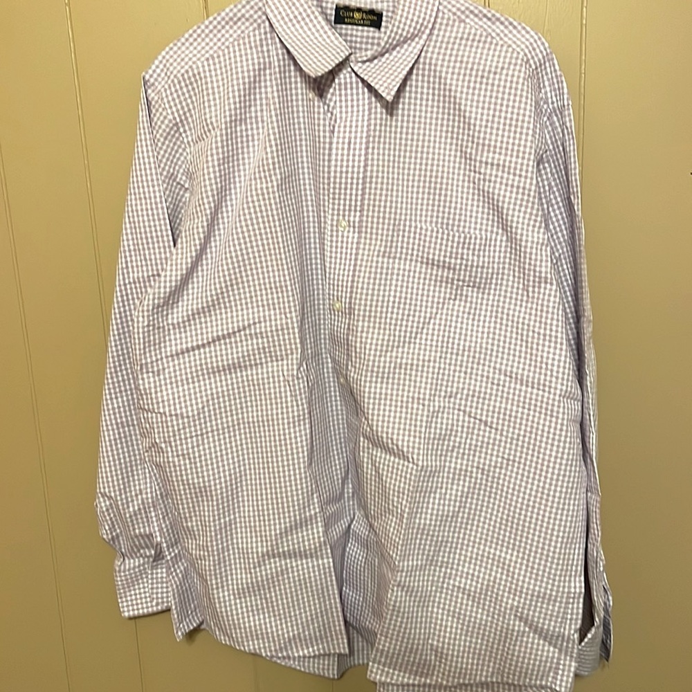 Club Room Regular Fit Cotton Striped Dress Shirt